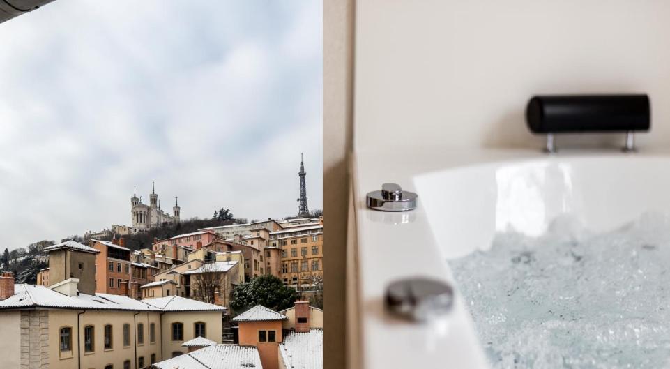 Sky'Room - Jacuzzi & Vue - Vieux Lyon Eksteriør billede